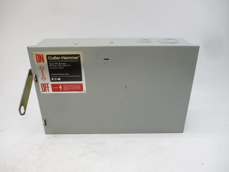 CUTLER HAMMER CP4HD362 SER. A 600VAC 60A NSMP