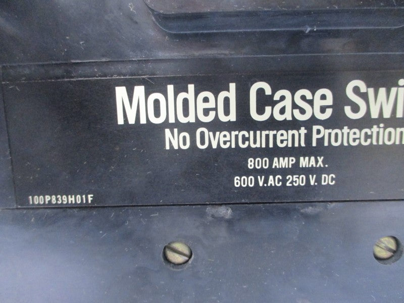 WESTINGHOUSE MC3800NW 2612D47G04 600VAC 800A NSNP