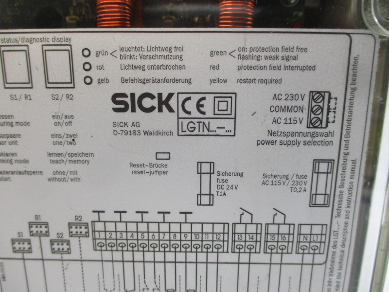 SICK LGTN101-311 6010521 115/230VAC 0.2A NSNP