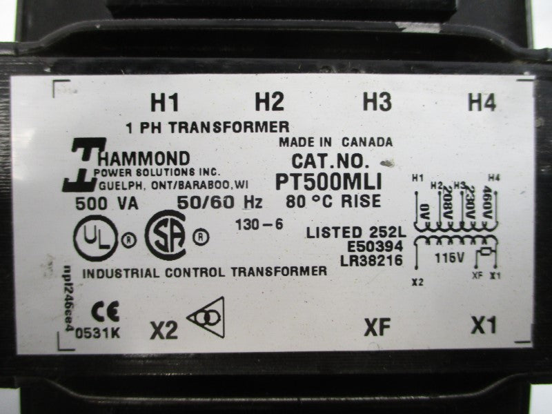 HAMMOND POWER SOLUTIONS PT500MLI 230/460V NSMP