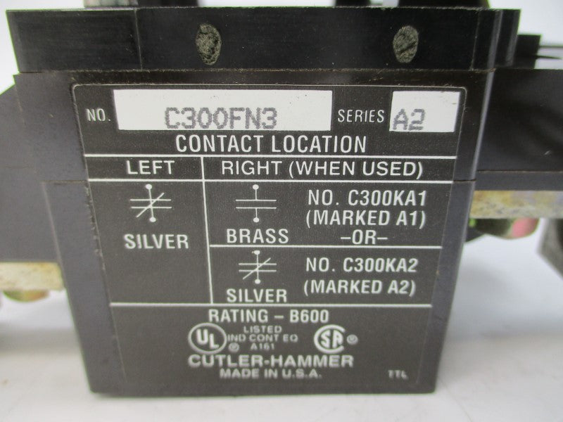 CUTLER HAMMER C300FN3 SER. A2 150A NSMP