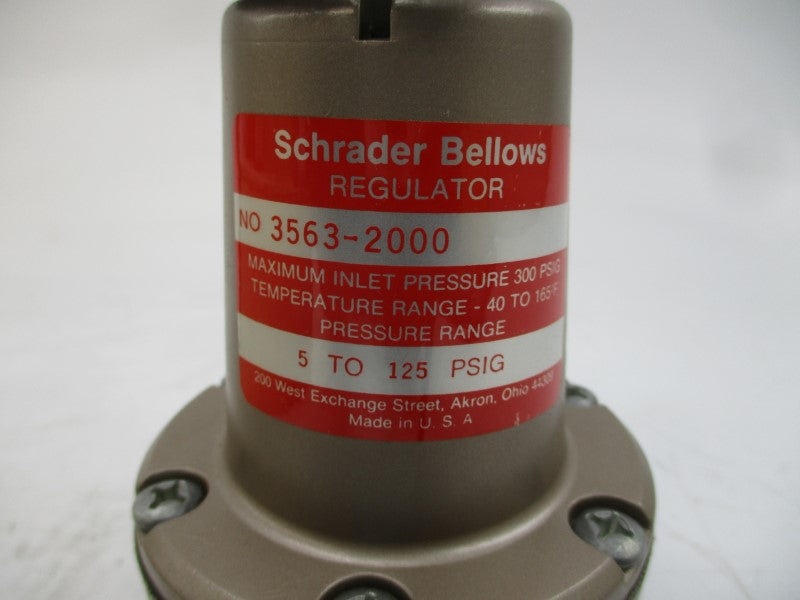 SCHRADER BELLOWS 3563-2000 5-125PSI 3/8" (AS PICTURED) NSMP