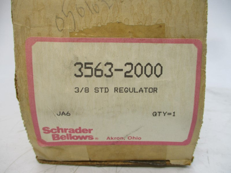SCHRADER BELLOWS 3563-2000 5-125PSI 3/8" (AS PICTURED) NSMP