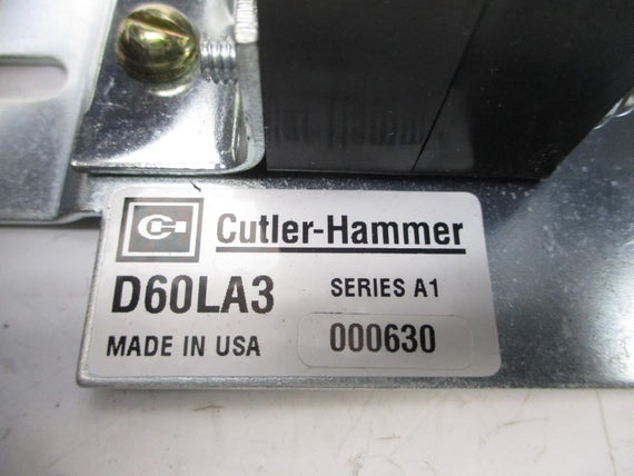 CUTLER HAMMER D60LA3 SER. A1 600V 2.5-22.5A NSMP