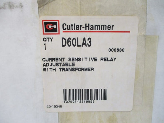 CUTLER HAMMER D60LA3 SER. A1 600V 2.5-22.5A NSMP