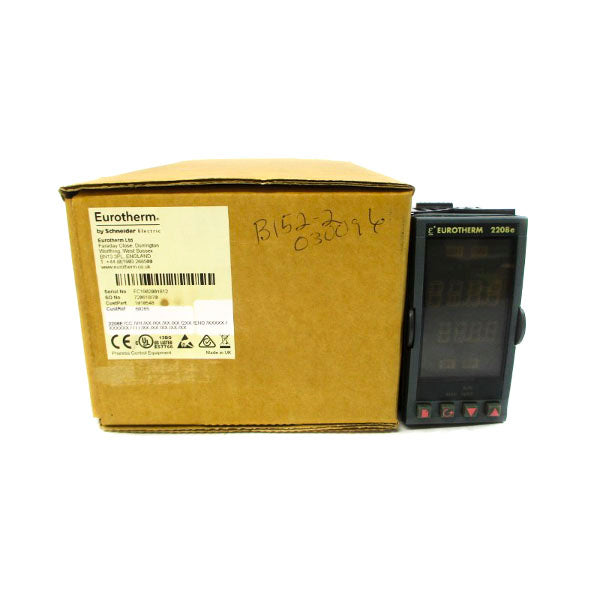 EUROTHERM CONTROLS 2208E/CC/VH/XX/XX/XX/XX/2XX/ENG/XXXXX/XXXXXX/////XX/XX/XX/XX/XX 100-240VAC 2A NSMP