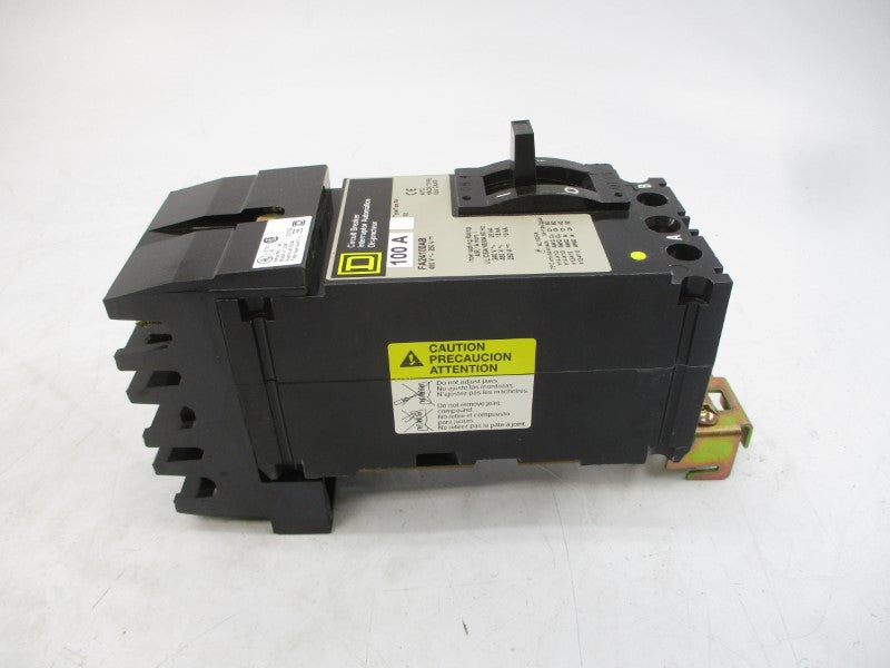 SQUARE D FA24100AB SER. 2 480V 100A NSMP