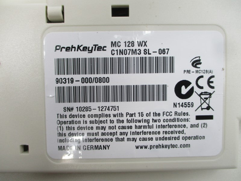 PREH KEY TEC MC128WX C1N07M3 SL-067 NSMP
