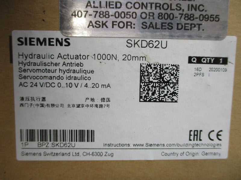 SIEMENS SKD62U 24VDC NSMP