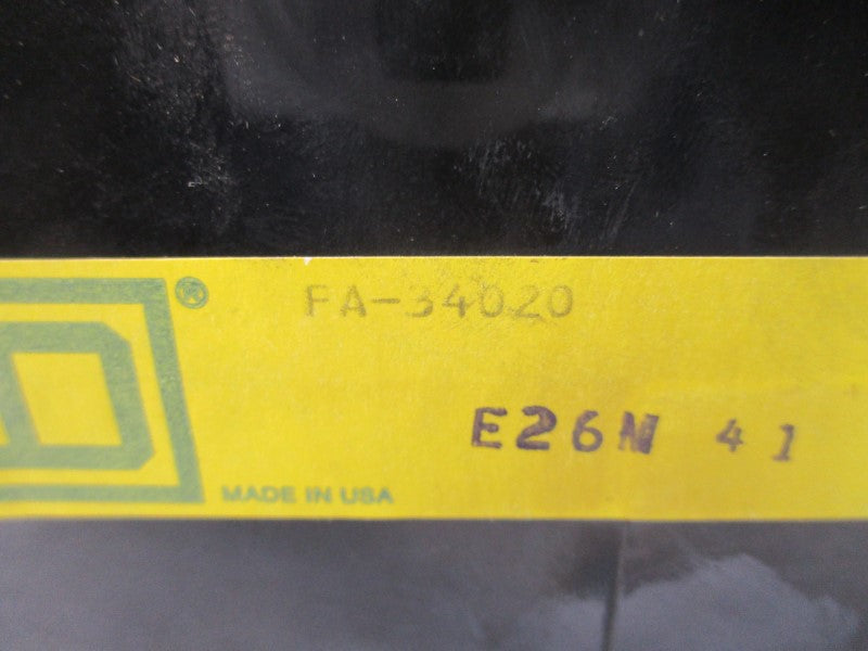 SQUARE D FA34020 480VAC 20A NSMP