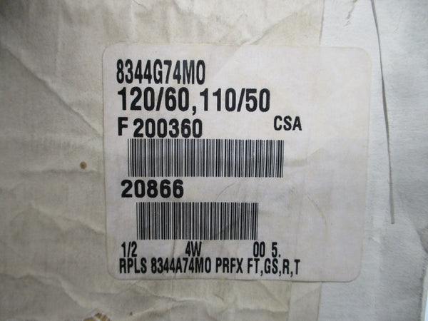 ASCO 8344G74MO 110/120V 10-150PSI 1/2" NSMP