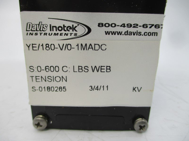 DAVIS INOTEK INSTRUMENTS YE/180-V/0-1MADC NSMP