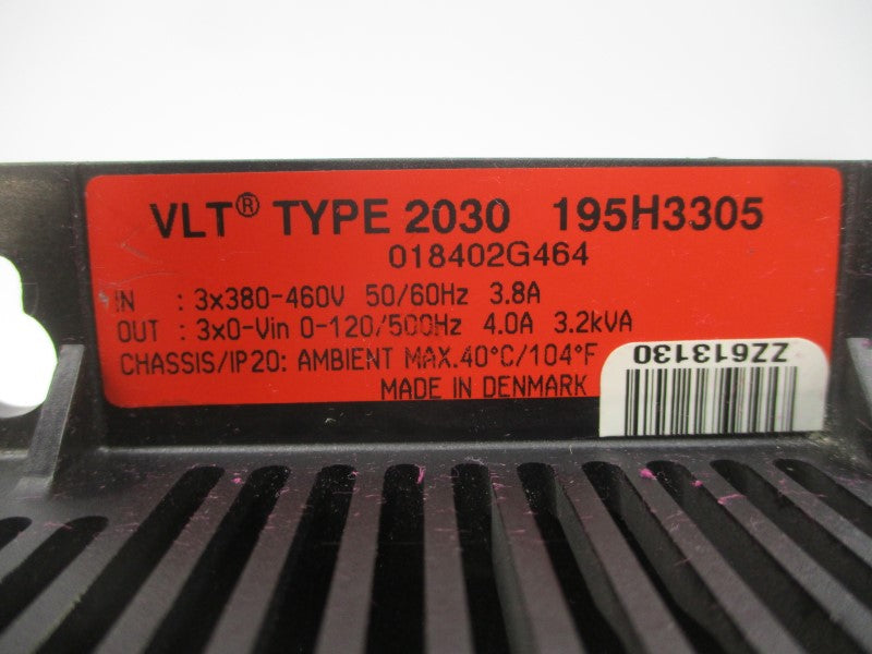 DANFOSS 2030 195H3305 380-460V 3.8A UNMP