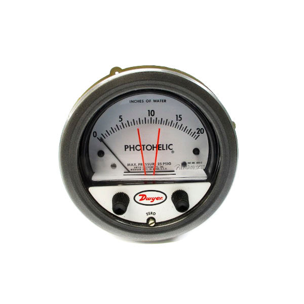DWYER 3020C 120/240VAC 10A 25PSI 0-20"H2O NSNP