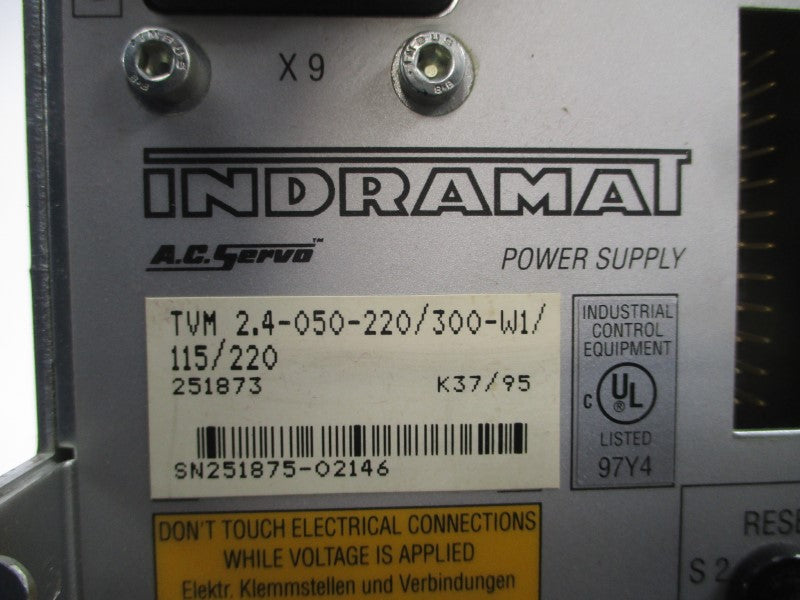 INDRAMAT TVM2.4-050-220/300-W1/115/220 251873 24VDC 10A UNMP
