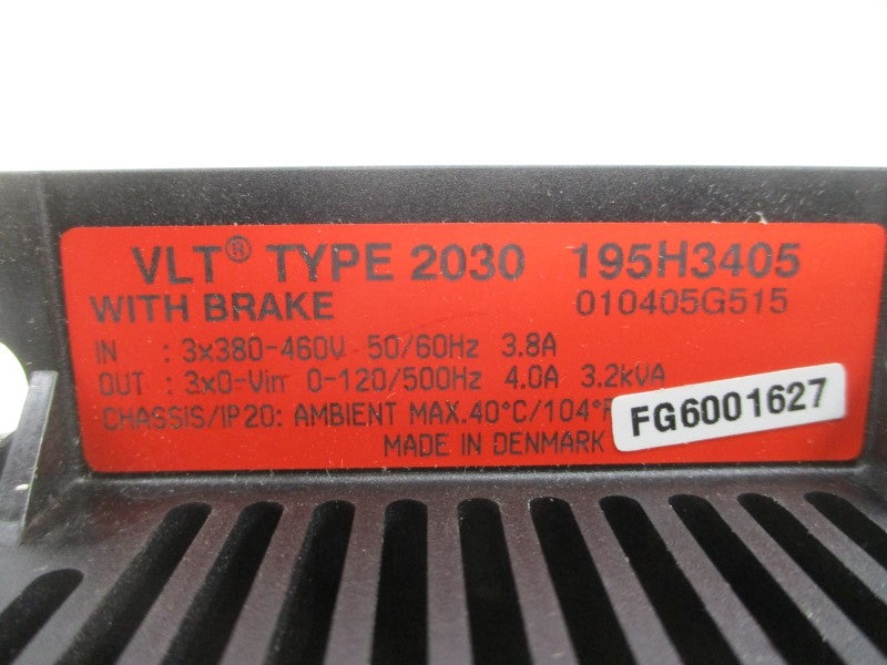 DANFOSS 2030 195H3405 380-460V 3.8A UNMP