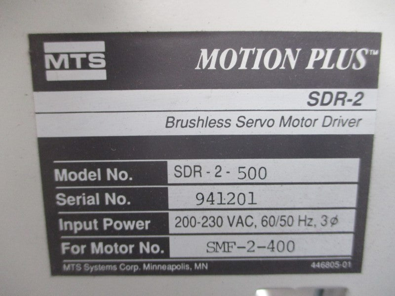 MTS SDR-2-500 200-230VAC UNMP