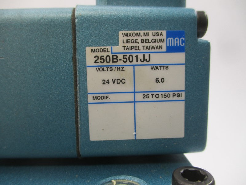 MAC 57D-13-501JJ 24VDC 25-150PSI NSNP