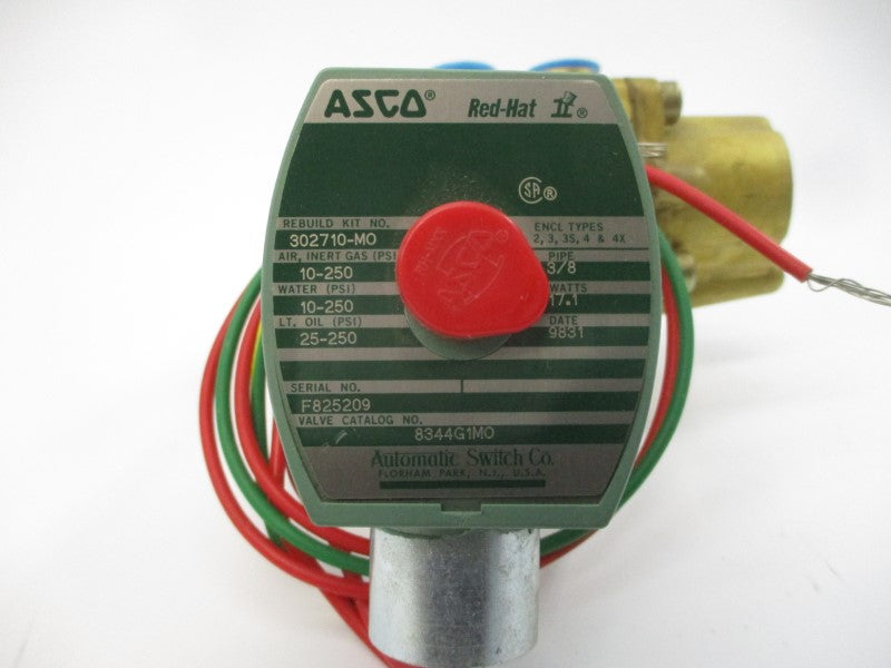 ASCO 8344G1M0 110/120V 10-250PSI 3/8" NSMP