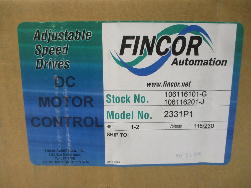 FINCOR 2331P1 115/230V NSFS