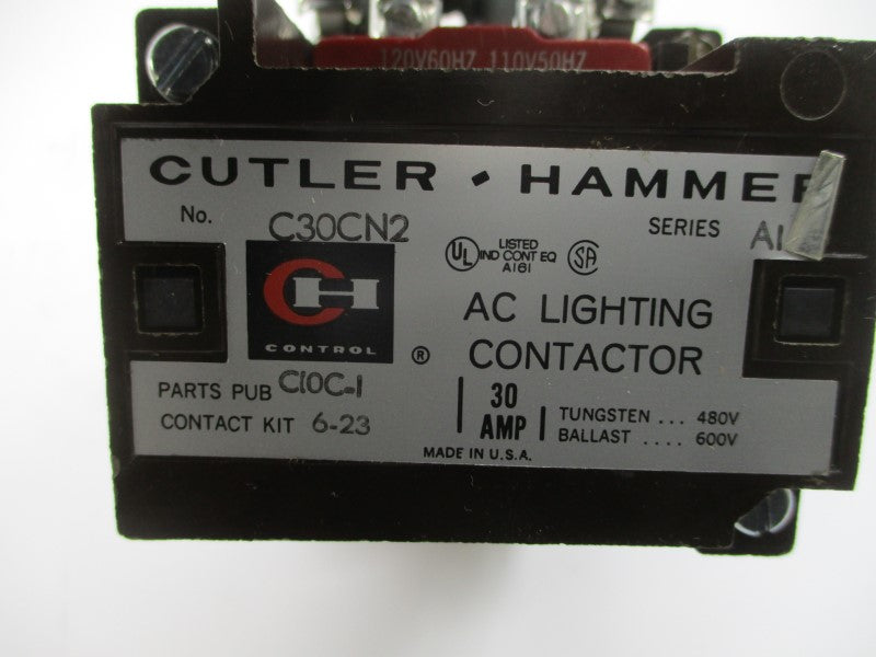 CUTLER HAMMER C30CN2A SER. A1 110/120V 30A NSMP