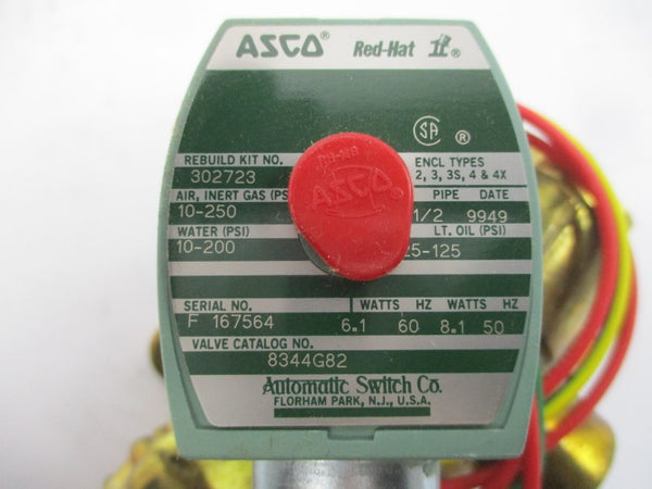 ASCO 8344G82 110/120V 10-250PSI 1/2" NSMP