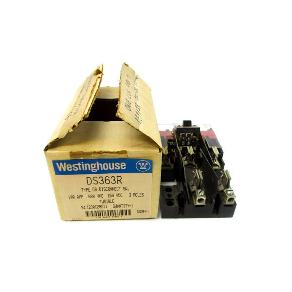 WESTINGHOUSE DS363R 1230C28G11 600VAC 100A NSMP