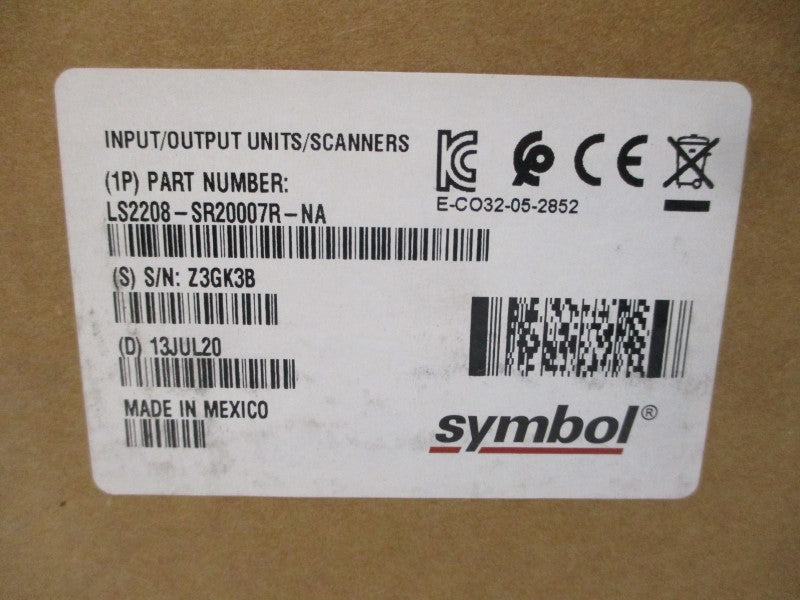 SYMBOL LS2208-SR20007R-NA 5V 0.2A NSMP