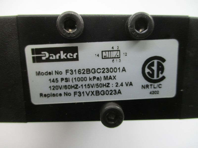 PARKER F3162BGC23001A 115/120V 145PSI NSMP