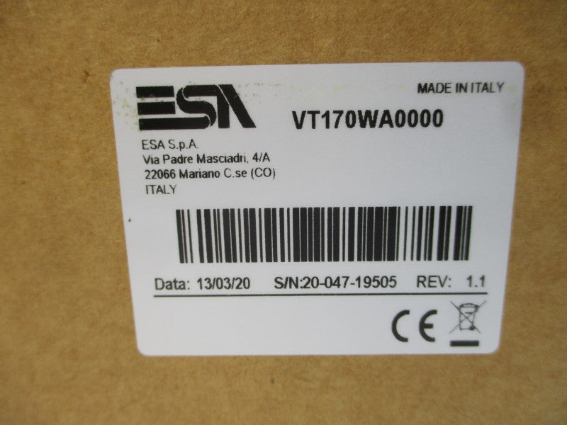 ESA VT170WA0000 24VDC NSMP