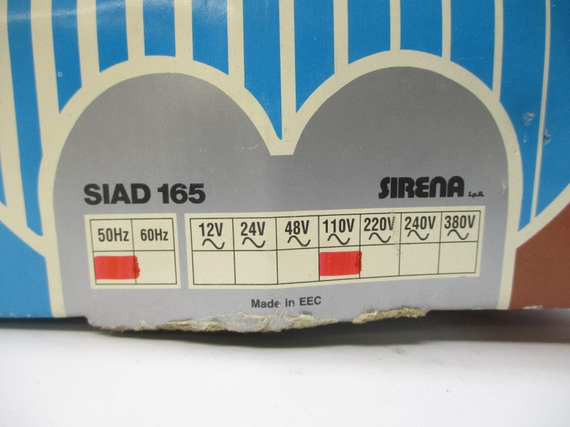 SIRENA ELECTRA SIAD165 110V NSMP
