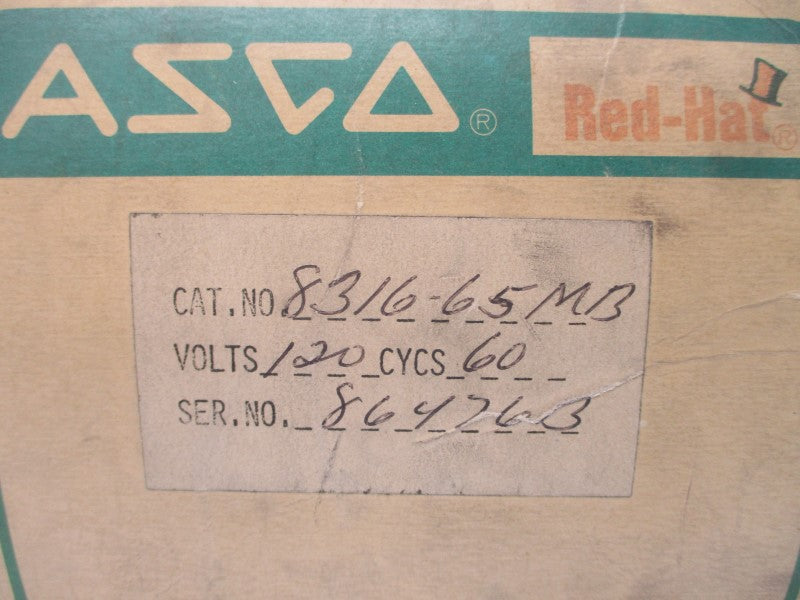 ASCO 831665MB 120V 10-125PSI 1/2" NSMP