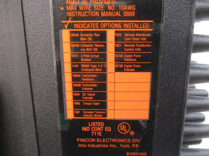 FINCOR 2502P2 230VAC 22A NSNP