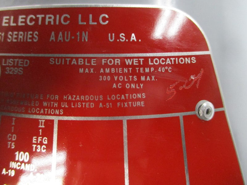 APPLETON ELECTRIC AAU-1N SER. A-51 300VAC NSNP
