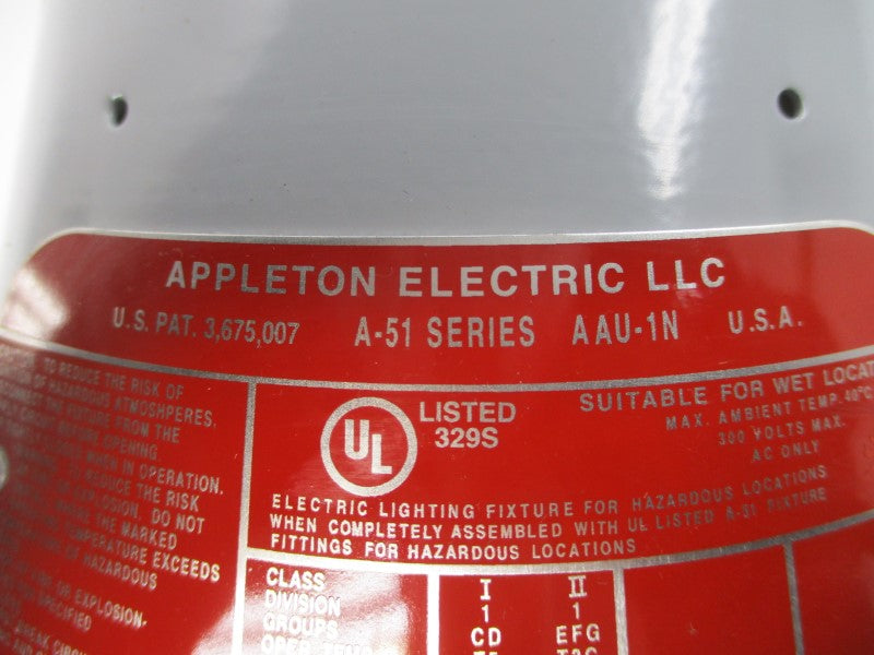 APPLETON ELECTRIC AAU-1N SER. A-51 300VAC NSNP
