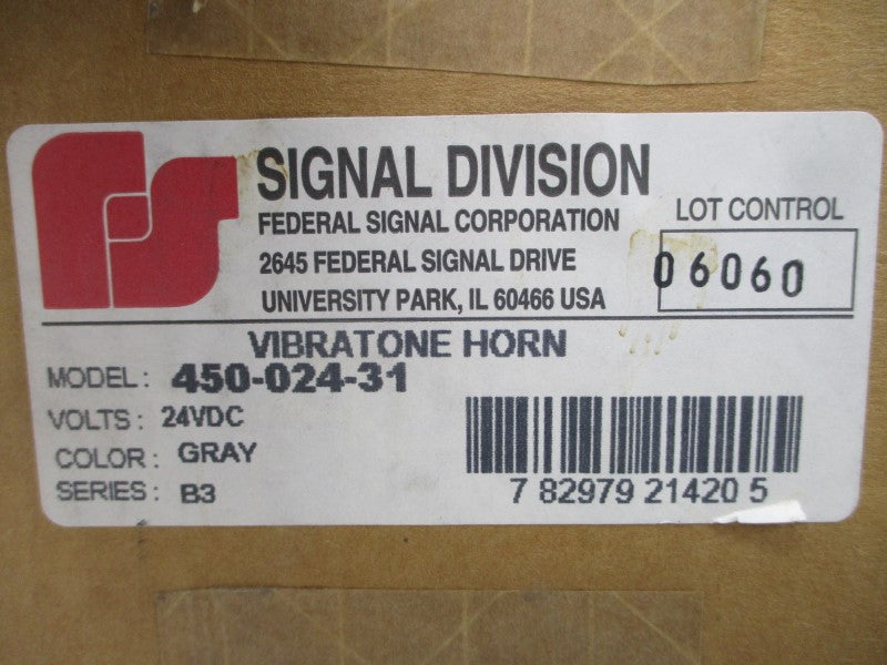 INDUSTRIAL SPARE PART 450-024-31 SER. B3 24VDC 0.25A NSMP