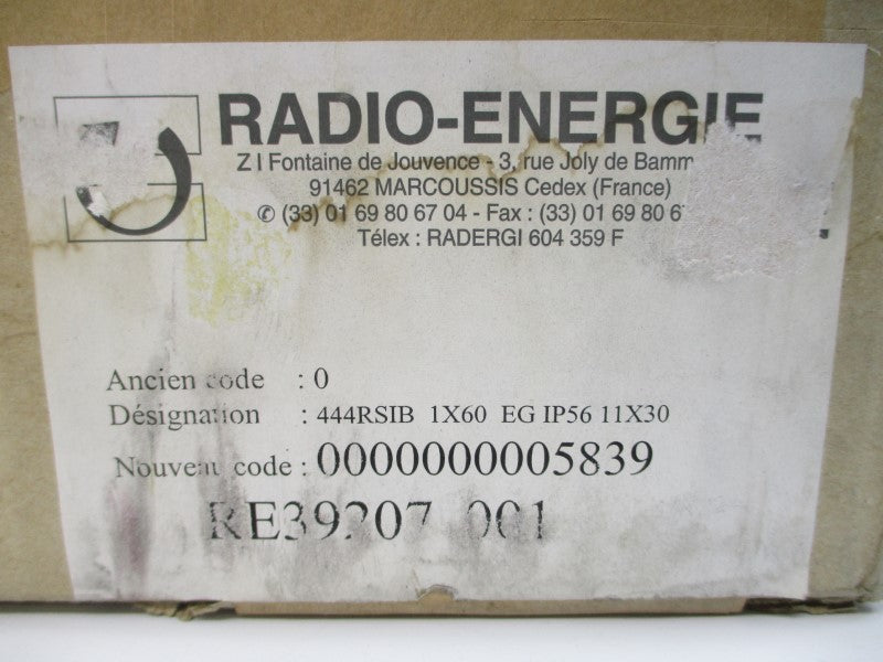 RADIO-ENERGIE RE.O444SIR1B+J0.06EG 0.18A NSMP