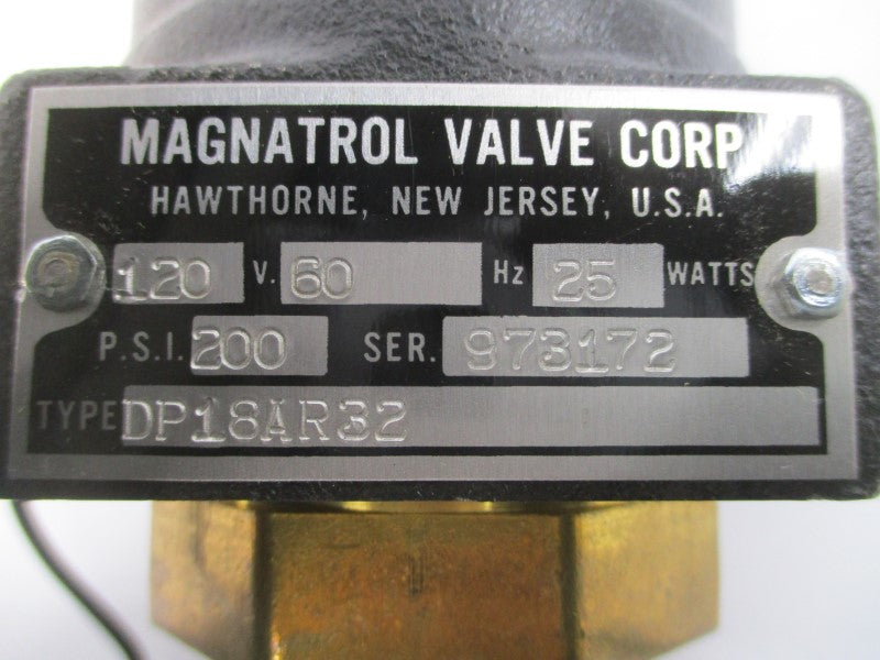 MAGNATROL VALVE DP18AR32 120V 200PSI NSNP