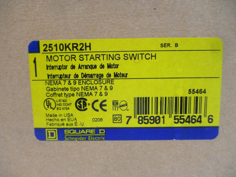 SQUARE D 2510KR2H SER. B 600V 30A NSMP