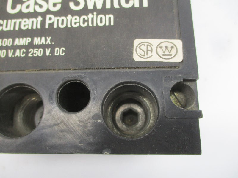 WESTINGHOUSE LBB3400NW 179C809G34 600VAC 400A UNMP