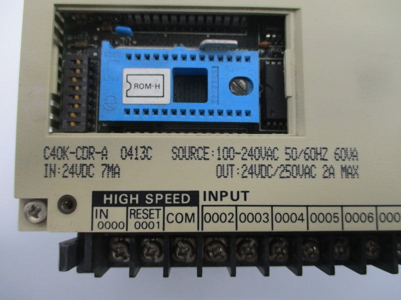 OMRON C40K-CDR-A 100-240VAC 2A (AS PICTURED) UNMP