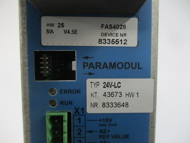 STOBER FAS4028 400/480V 3.8A UNMP