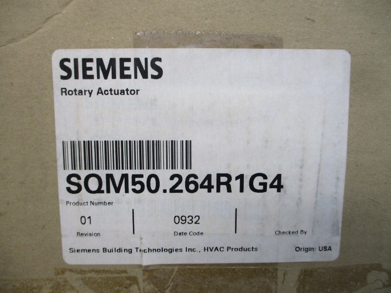 SIEMENS SQM50.264R1G4 110-120VAC NSMP