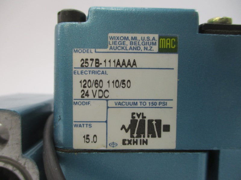 MAC 257B-111AAAA 110/120V 150PSI NSMP