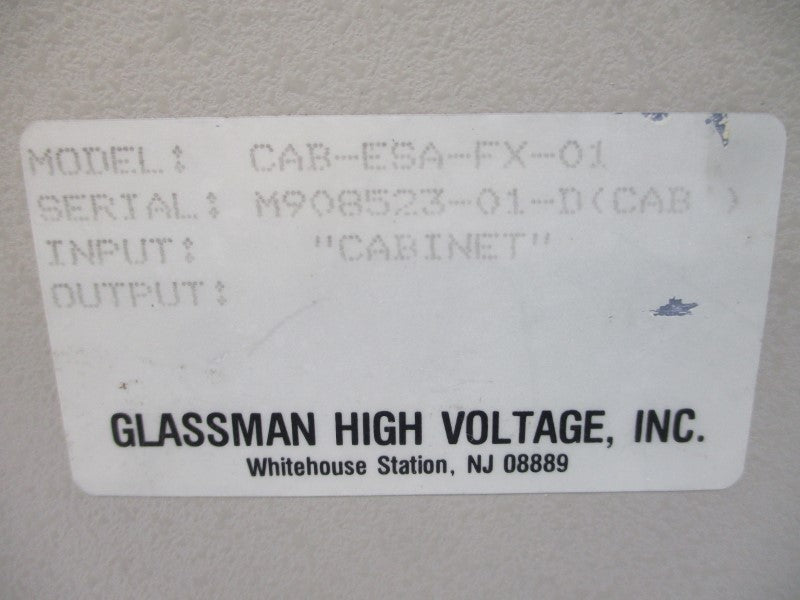 GLASSMAN CAB-ESA-FX-01 UNMP