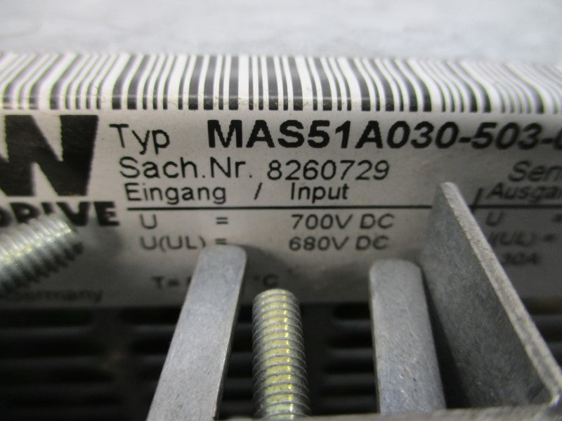 SEW EURODRIVE MAS51A030-503-00 680/700VDC 30A UNMP