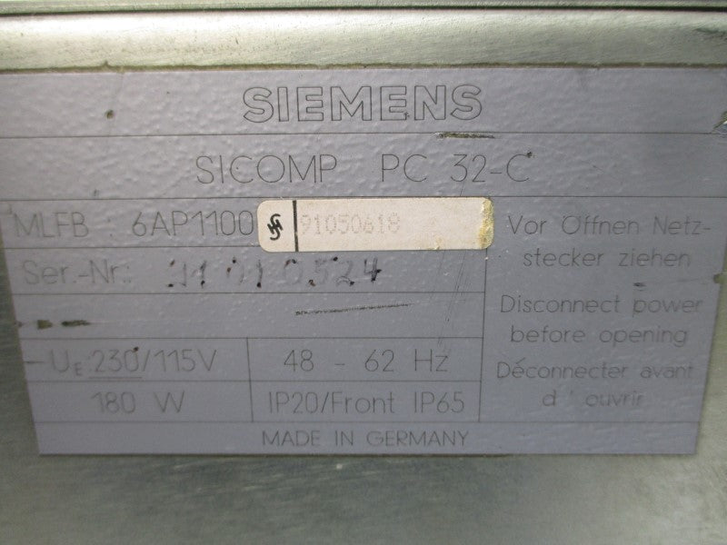 SIEMENS 6AP1100 110-120V UNMP
