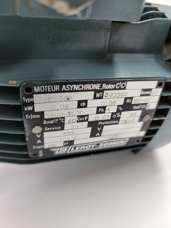 LEROY SOMER MEVA0 HLS56P 110V 1.2A NSNP