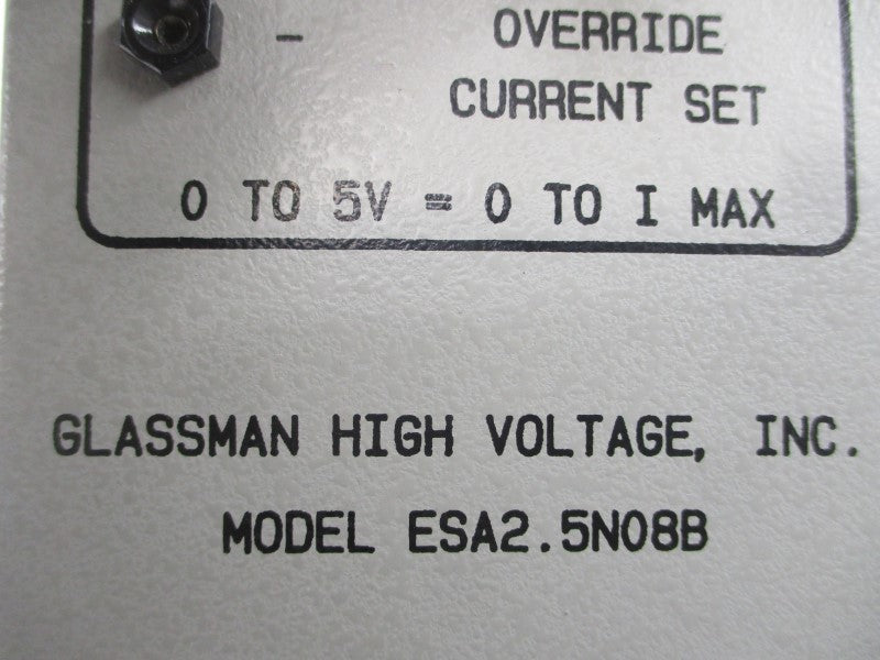 GLASSMAN ESA2.5N08B PS/ESA2.5N08 115V UNMP