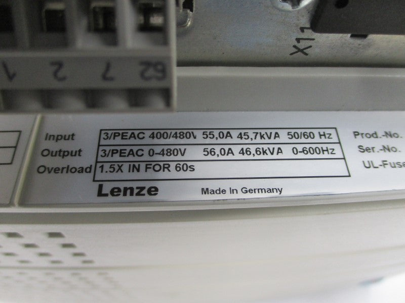 LENZE EVF9329-EV 400/480V 55.0A UNMP